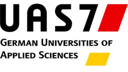 Logo des Hochschulkonsortiums UAS7 Logo des Hochschulkonsortiums UAS7