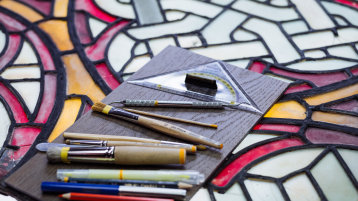 Bild Wandmalerei, Kulturgut aus Stein und Glasmalerei (Bild: TH Köln)