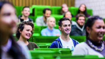 Studierende im Hörsaal