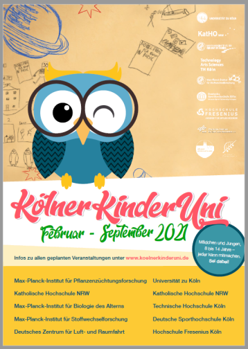 KölnerKinderUni - Alle teilnehmenden Einrichtungen 2021 KölnerKinderUni - Alle teilnehmenden Einrichtungen 2021