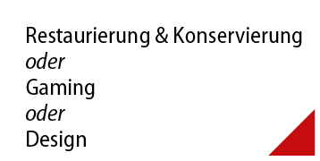 Restaurierung & Konservierung, Gaming und Design - Studienorientierungswochen (Bild: TH Köln)