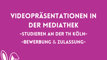 Videopräsentationen in der Mediathek (Bild: ZSB TH Köln)