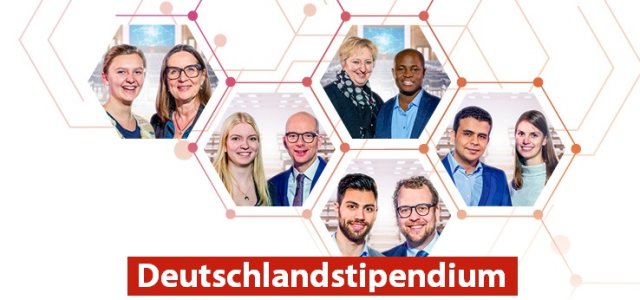 Porträtfotos von FörderInnen und StipendiatInnen in Waben (Bild:TH Köln)