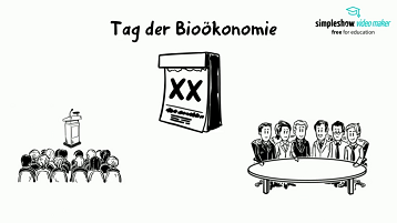 Video-Screenshot zum "Tag der Bioökonomie" der Projektgruppe 68 (Bild: Konrad Wolny / TH Köln)