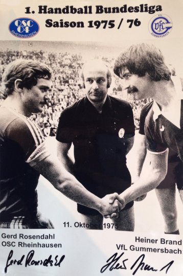 Gerd Rosendahl als Handball-Profi Gerd Rosendahl als Handball-Profi