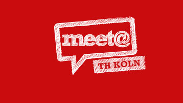 Logo der Firmenkontaktmesse meet@ TH Köln (Bild: TH Köln)