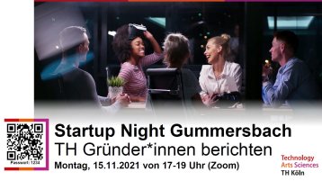 StartUp Night Gummersbach 1 (Bild: Caroline Lenzen TH Köln) StartUp Night Gummersbach 1 (Bild: Caroline Lenzen TH Köln)