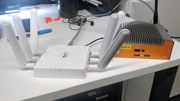 Die 5G-Antennte im MakerSpace. (Bild: StartUpLab@TH Köln)