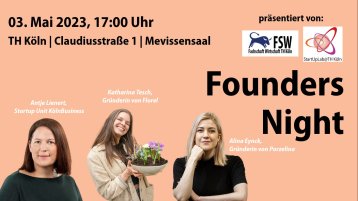 Founders Night 2023 (Bild: StartUpLab@TH Köln)