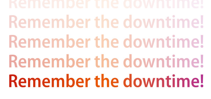 Lettering: Remember the downtime! (Image: TH Köln)