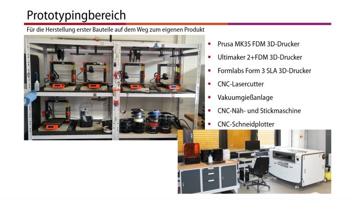 Prototypingbereich