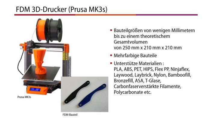 FDM 3D-Drucker (Prusa MK3s)