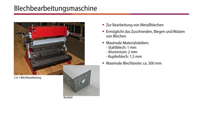 Blechbearbeitungsmaschine