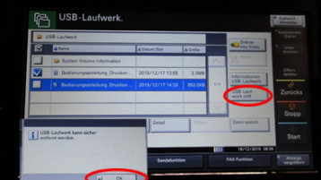 Zwei Klicks zum Entfernen des USB Zwei Klicks zum Entfernen des USB