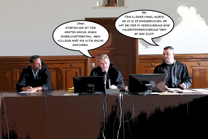 Die Richter erklären den Fall