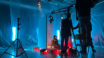Am Set einer Kurzfilm Produktion (Bild: TH Köln - Axel Gärtner)