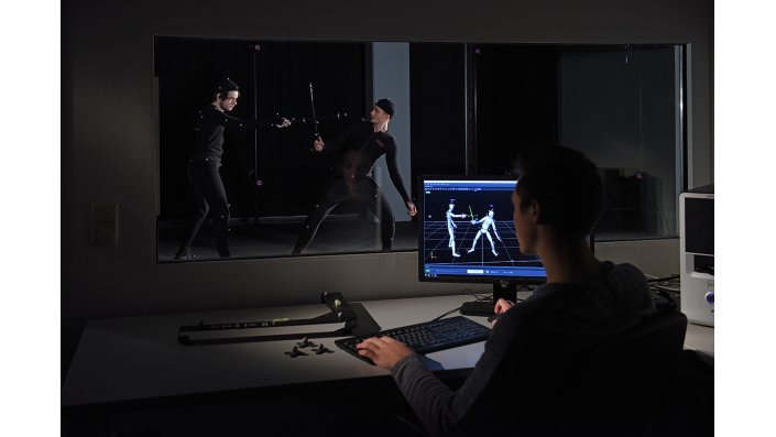 Aufnahmen im Mocap Studio