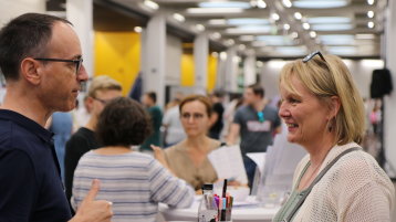 Studieninfotag 2023 - Beratung in der F08 (Bild: TH Köln (Alexandra Schreiner))