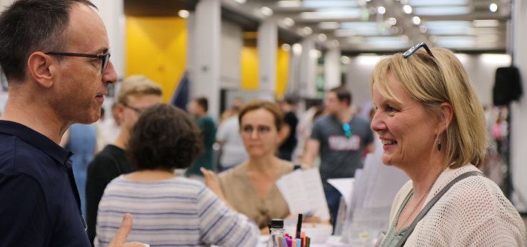 Studieninfotag 2023 - Beratung in der F08 (Bild: TH Köln (Alexandra Schreiner))