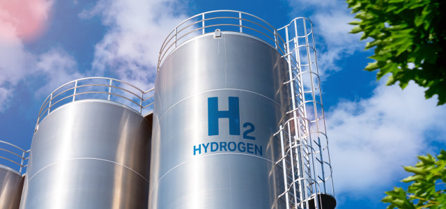 Anlage zur Produktion von Wasserstoff aus erneuerbaren Energien (Bild:Adobe Stock/AA+W)