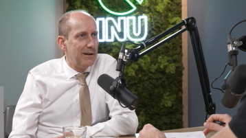 Podcast-Situation mit Prof. Bonnet im Podcast von Daniel Jung. (Bild: TH Köln)