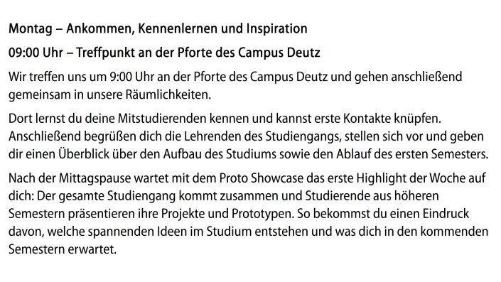 Ankündigungstext