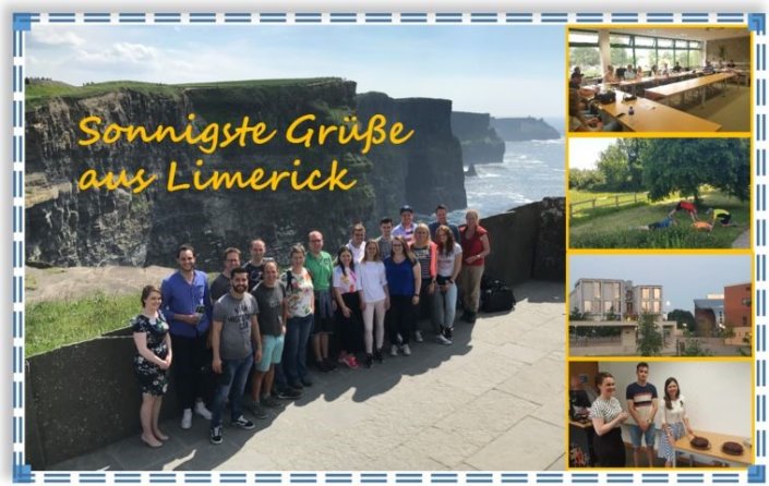 Aus Limerick grüßen die Studierenden im dritten Semester des 3. Jahrgangs Aus Limerick grüßen die Studierenden im dritten Semester des 3. Jahrgangs