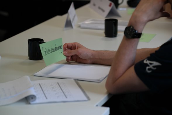 Selbstwahrnehmung spielt im Rahmen der Ausbildung eine große Rolle.
