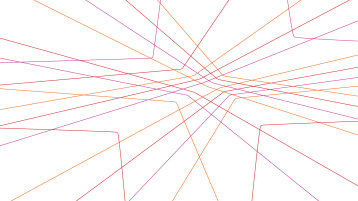 Das Keyvisual des Projekts Q.V.I.W., das aus einem Liniengefüge in den Farben der TH Köln besteht. (Bild: Vivien Schwamberg / TH Köln)