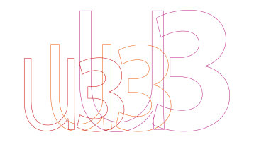 Ein abstraktes Keyvisual aus Linien in TH-Farben visualisiert den Lehrgang. (Bild: TH Köln)