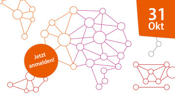 Abstraktes Visual, das die Themen KI und Brunch visualisiert (Bild: TH Köln)
