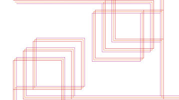 Ein abstraktes Keyvisual aus Linien in TH-Farben visualisiert den Lehrgang. (Bild: TH Köln)