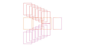 Ein abstraktes Keyvisual aus Linien in TH-Farben visualisiert den Lehrgang. (Bild: TH Köln)