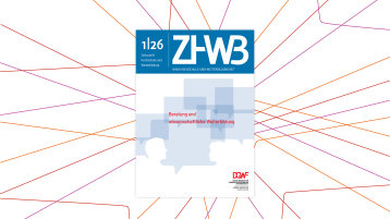 Das Cover der Zeitschrift. (Bild: TH Köln / Zeitschrift Hochschule und Weiterbildung (ZHWB))