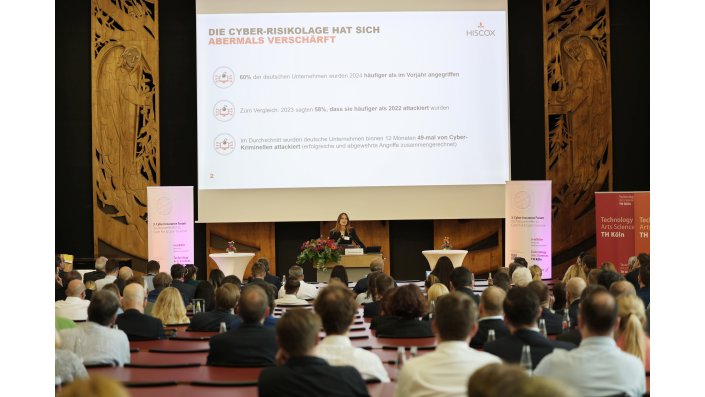 Gesa Kimmerle gab Einblicke aus dem Hiscox Cyber Readiness Report 2024